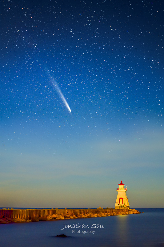 Comet Tsuchinshan-ATLAS in Southampton