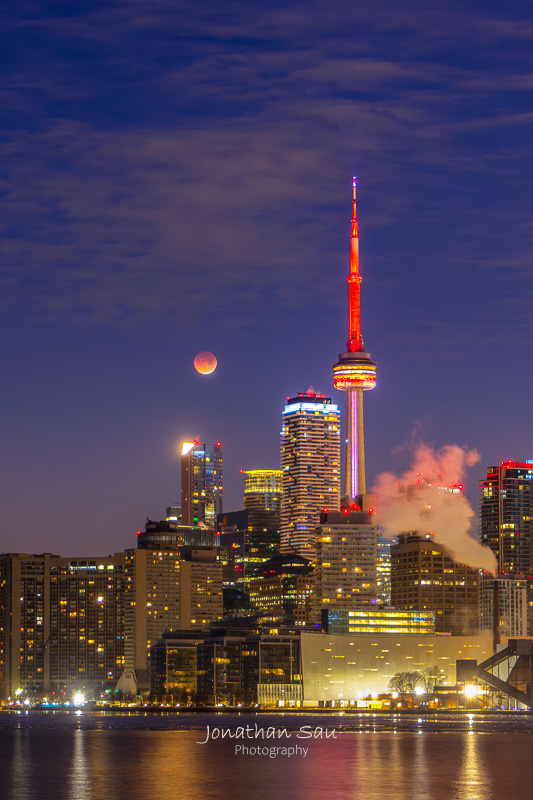 Blook Moon over Toronto, 2026