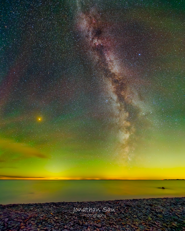 Full Moon Eclipsed, Milky Way Revealed